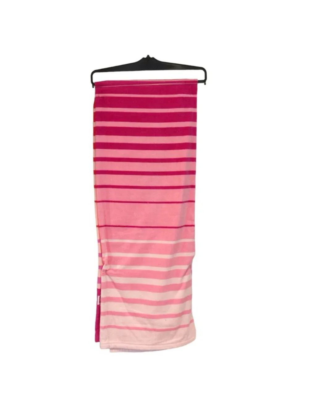 Juicy Couture Home Pink Striped 100% Cotton Printed Beach Towel 36